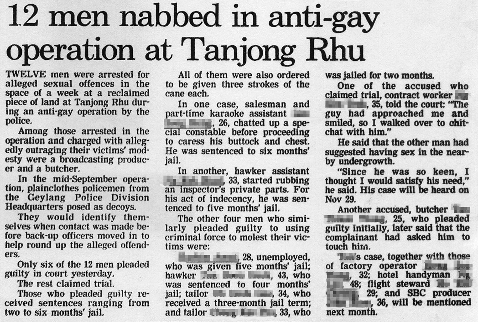 Archive of The Straits Times article, 