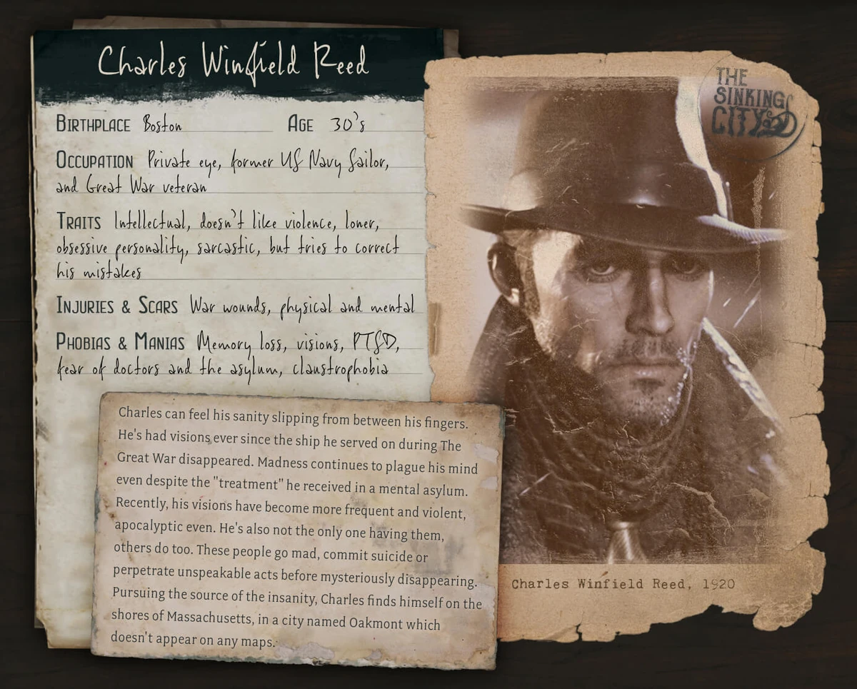 Charles Reed The Sinking City Wiki Fandom