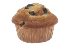 A blueberry muffin