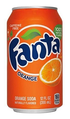 Fanta Orange Mexico Fruit Soda Pop, 355 ml Glass Bottle 