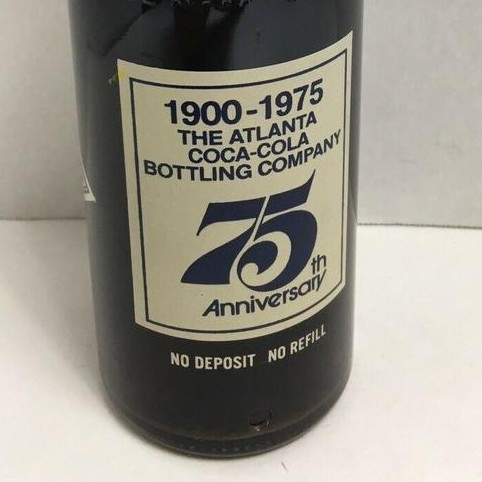 10 OZ COCA COLA COMMEMORATIVE BOTTLE - 1985 INGLES 100TH STORE OPENING