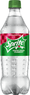 Sprite Winter Spiced Cranberry 2021 Bottle