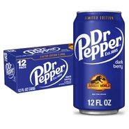Dr Pepper Dark Berry's 12-pack and 12oz can design.