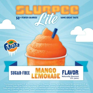 Fanta Lite Mango Slurpee