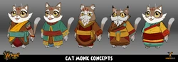 Cat Monk concepts