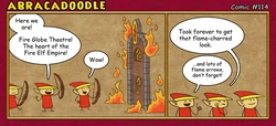 Fireglobe Theatre in Abracadoodle #114