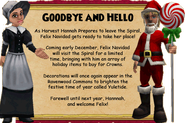 Goodbyehello.gif (61 KB) Departure of Harvest Hannah, hosting the introduction to Felix Navidad