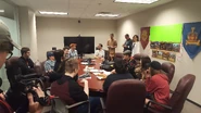 DxnnzufUcAAVZ7m.jpg (715 KB) Community members at the KI offices during PAX South on January 18, 2019