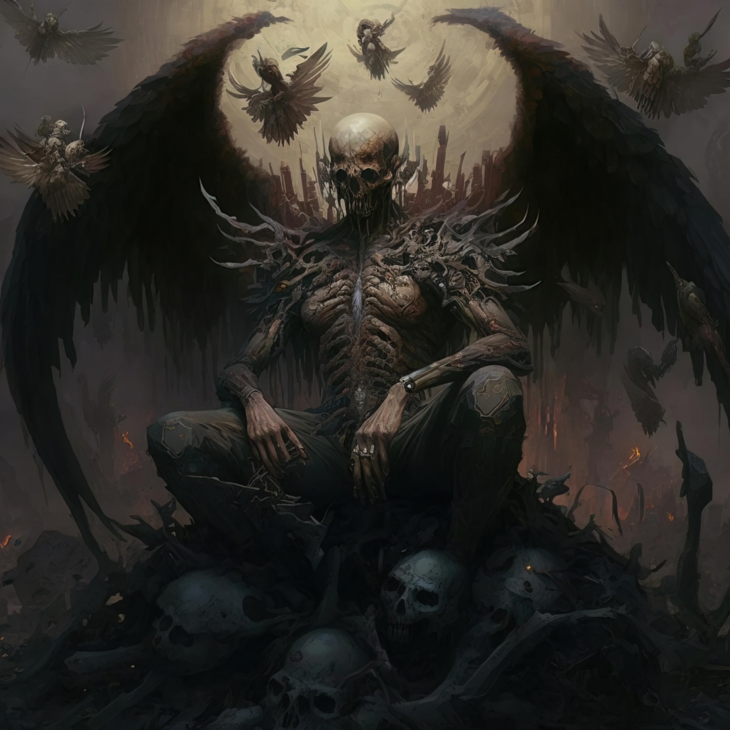 azrael angel of death wallpaper