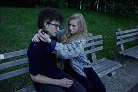 “Is he sick?“ “I don’t know. This happened this morning too. His scalp looks bruised. And wet. ““Do you need help?“ “I don’t know.“