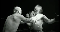 A scene from "Angel contra el Vampiro Maldito" starring Angel using crosses to burn the vampire.