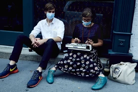 “The typewriter is the best way to get to know New Yorkers. We just volunteer to write. We’ve typed up love poems, want ads… Allen’s written resignation letters for people. Sometimes we just offer haikus to people on the street. Once I typed someone’s suicide note. “ “Why did you do that?" “Because he was afraid to write it himself.“