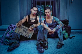 “Staying in the city was never part of the plan. New York is a hard place to live out of backpack. We were going to bus it up to his brother’s place in Toronto, but now we’re trapped. There’s no trains, no buses, no subway, nothing. We can’t cross the bridges. This entire island’s turning into a fucking feeding pen.“