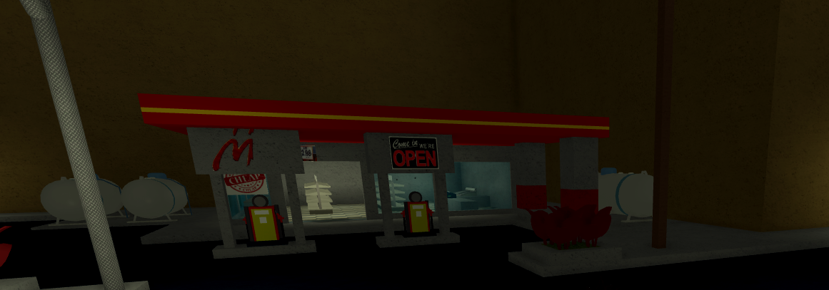 Gas Station The Streets Roblox Wiki Fandom - roblox the streets how to drag
