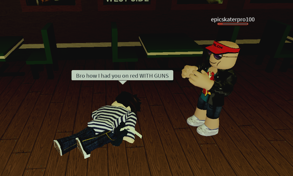 how to knockout someone in the streets roblox