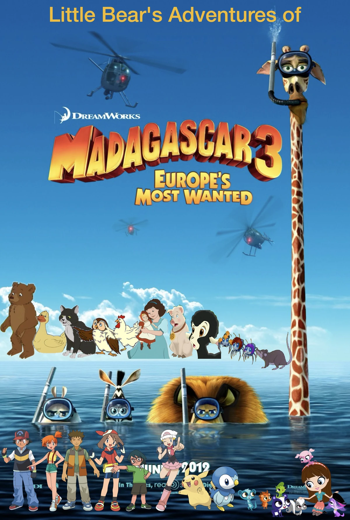 Little Bear's Adventures of Madagascar 3: Europe's Most Wanted