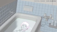Yoshiki gets pulled into the bathtub by the entity (full scene)