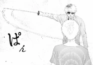 Tanaka decapitates "Hikaru" to test his theory