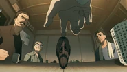 Tanaka presents Hichi-san-S1E2.png (1.73 MB) Tanaka presents the remains of a human head to the village elders