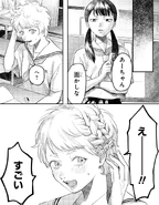 Yuuki offers to braid Asako's hair (Ch.16.5)