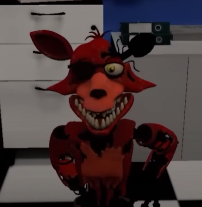 UH.. WHY IS FOXY UNDER OUR BED!??