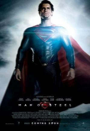 Promotional poster of Superman