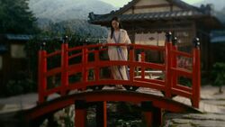 Yuko on the Bridge