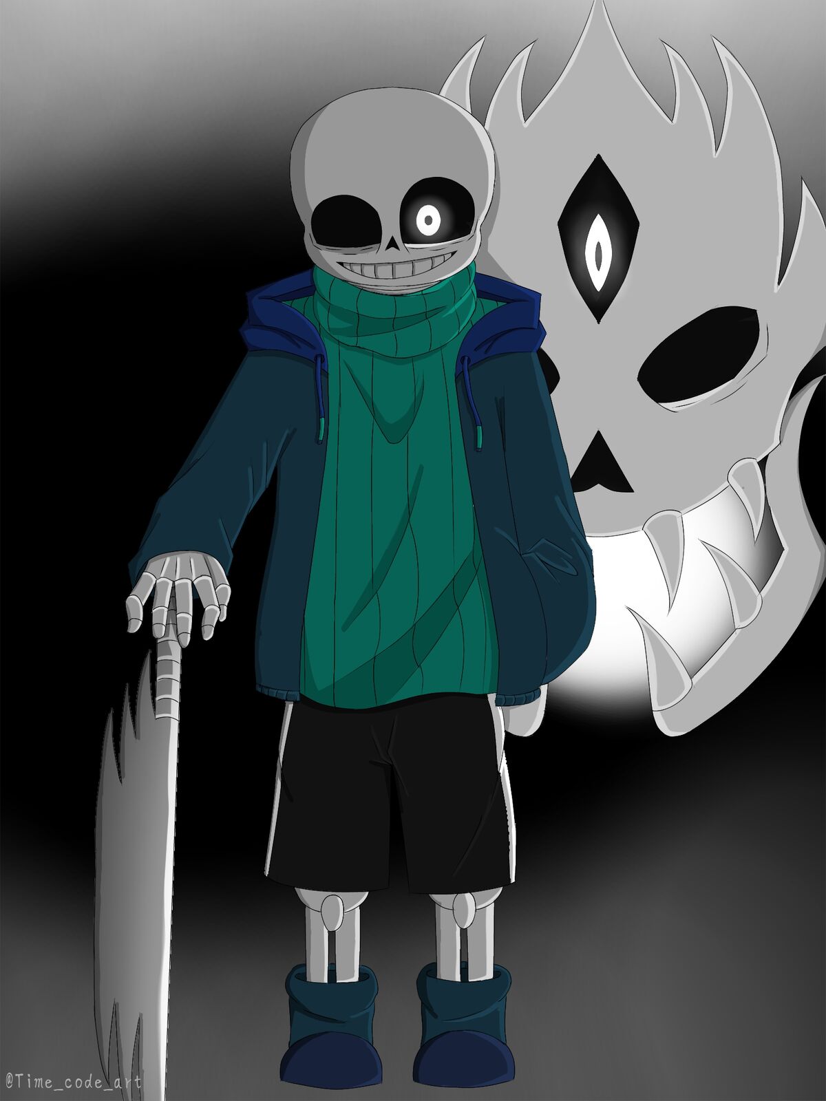 Anti-determination!Sans | The Timecodeverse Вики | Fandom