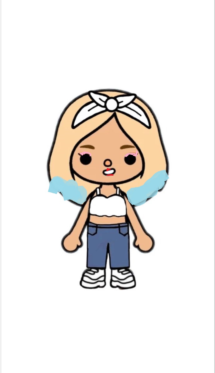 How to draw Toca Boca Girl Character