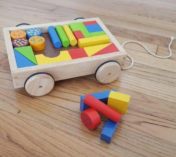 Baby pull along cart top