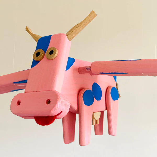 Flying Cow Mobile (Pink Variant) | The Toy Chest Of Baby Einstein Wiki ...