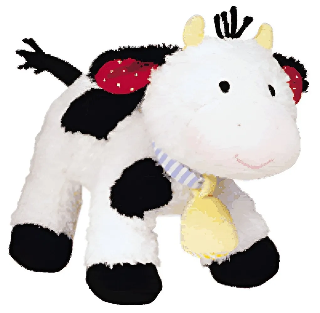 モンチッチ☆Cow MCC S Sitting☆牛☆海外限定 Sekiguchi Monchhichi Highland Cow Beige Sitting The Tag is