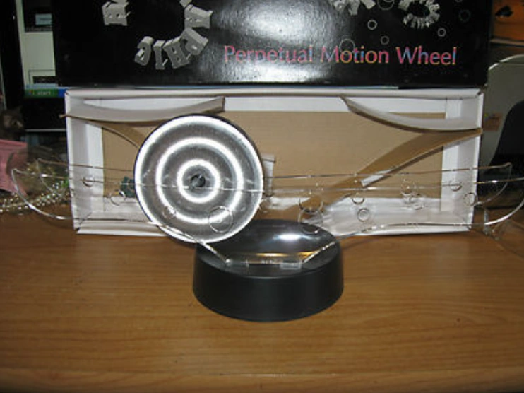 Holographic Perpetual Motion Wheel The Toy Chest Of Baby Einstein