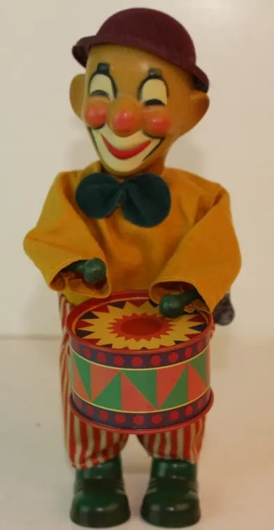 Tin Wind-Up Clown With Drum | The Toy Chest Of Baby Einstein Wiki