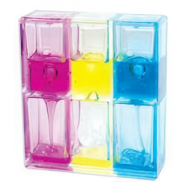 Triple Ooze Tube (Pink, Yellow & Blue Variant) | The Toy