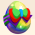 Rainbow Easter Egg