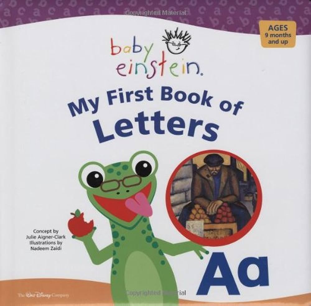 My First Book of Letters The True Baby Einstein Wiki Fandom