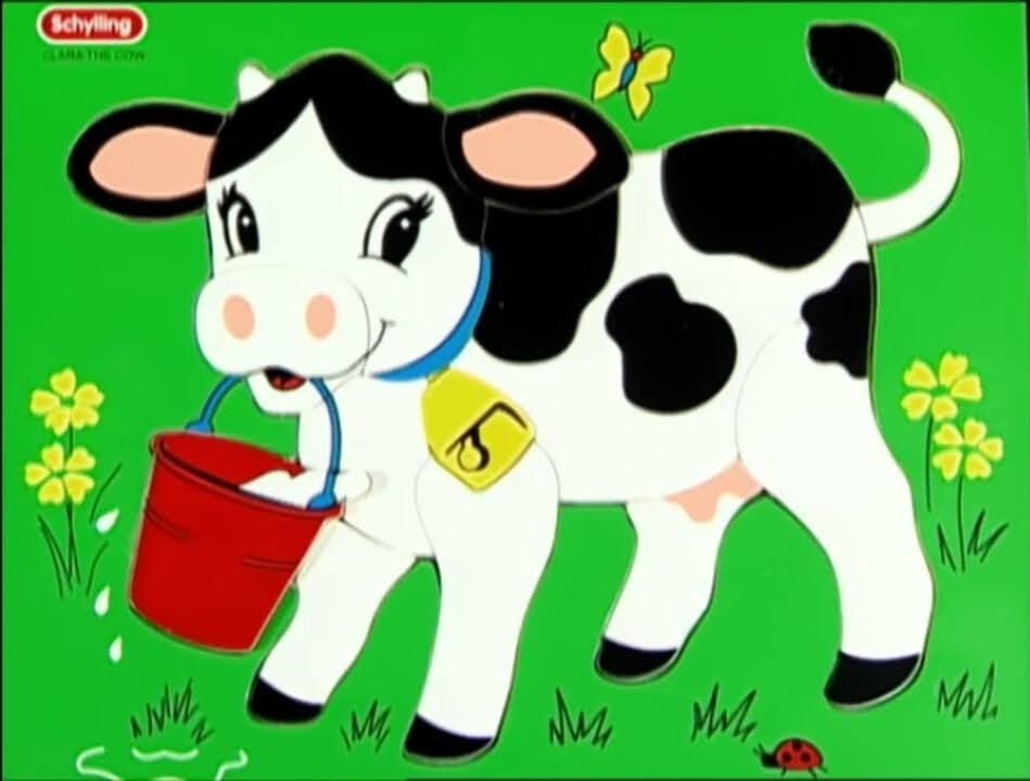 Wooden online cow puzzle