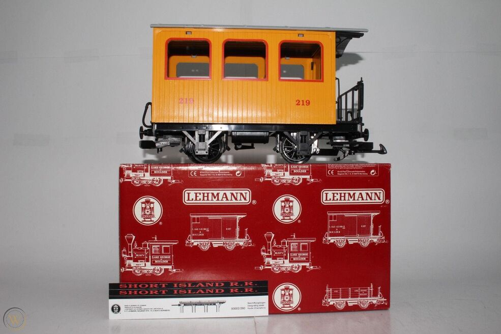 Short Island R.R. Yellow Passenger Car | The True Baby Short Island R.R. Yellow Passenger Car | The True Baby