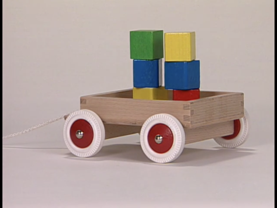 Wooden wagon baby on sale