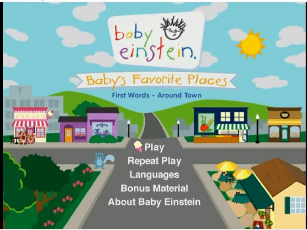 Baby's Favorite Places DVD Menu | The True Baby Einstein Wiki | Fandom