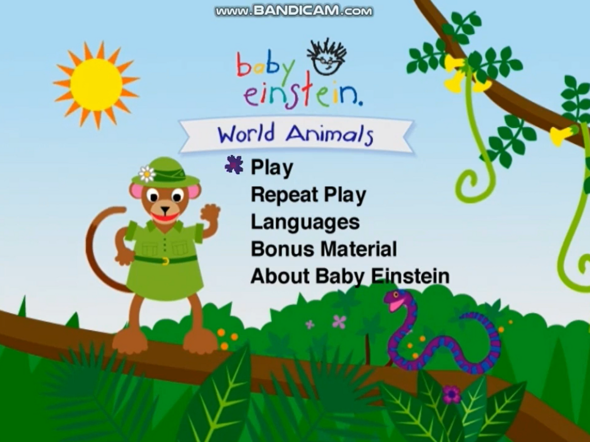 World Animals Dvd Menu The True Baby Einstein Wiki Fandom