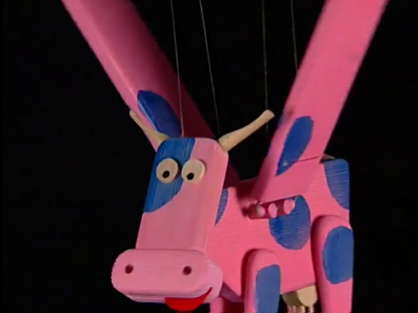 Flying hot sale cow toy