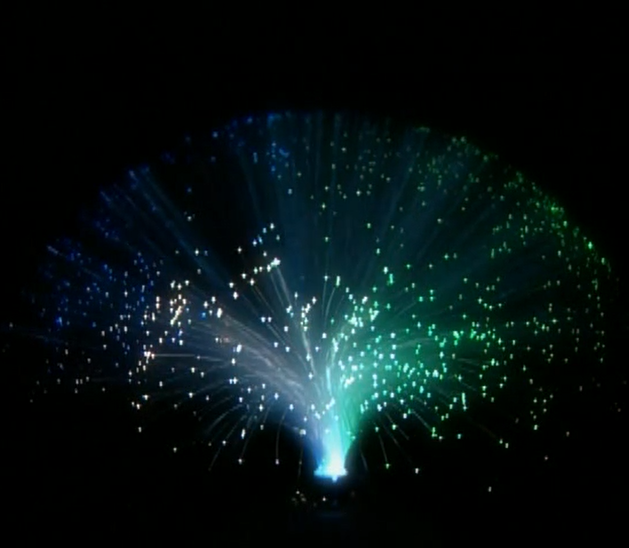 Venus Rotating Fiber Optic Lamp The