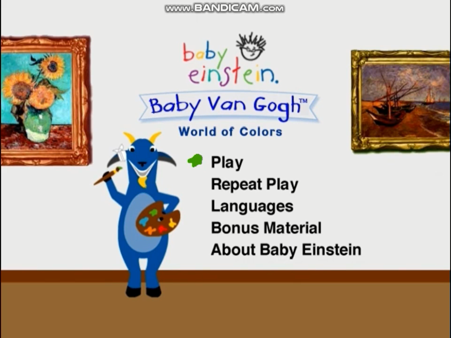 baby van gogh world of colors dvd