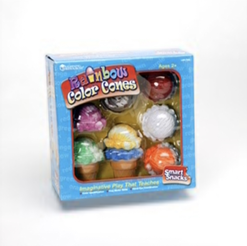Smart snacks rainbow color sale cones