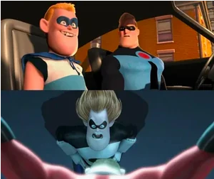 The Incredibles 2 Ex Supers Fire! Mr. Incredible Frozone Car Talking on  Make a GIF
