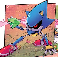 Iron Valiant x Metal sonic, Crossover