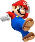 Mario posing