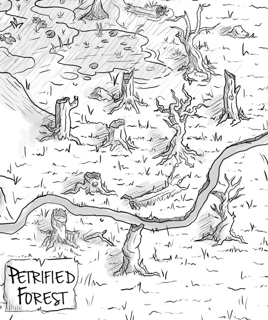 Petrified Forest The Unicorn Quest Wiki Fandom